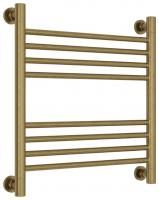 Полотенцесушитель водяной "Богема+" прямая 500х500 (Состаренная БРОНЗА)
