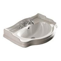 BELLA Раковина тюльпана 73 см, белая керамика