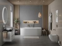 Ванна акриловая пристенная BelBagno ВВ412-MATT