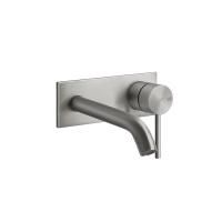GESSI 316 Встраиваемый смеситель с изливом 147мм (внешние части), цвет: steel brushed