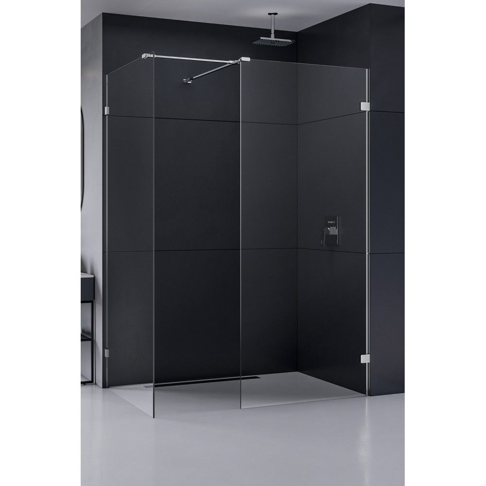 Душевое ограждение NEW TRENDY EVENTA walk-in 120x90x200 EXK-0234 (хром), артикул EXK-0234