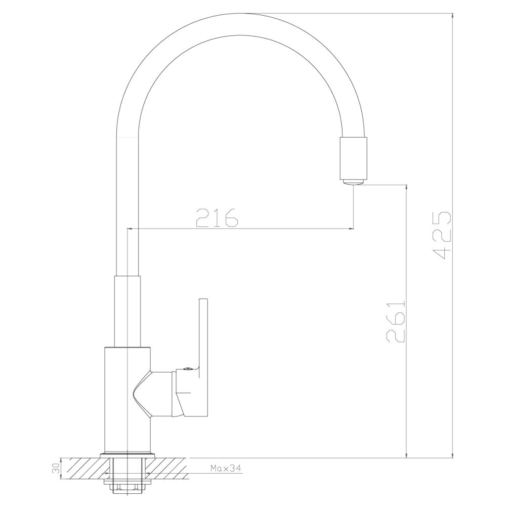 Смеситель для кухонной мойки Rossinka Z (Z35-35U-White), артикул Z35-35U-White