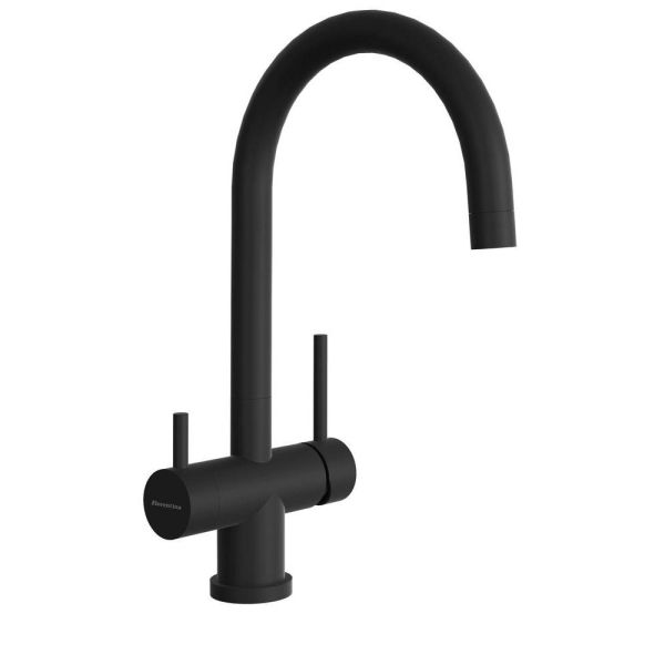 Смеситель для кухни с подключением фильтра Florentina КЛИО 333.13Н.2123.501, нуар