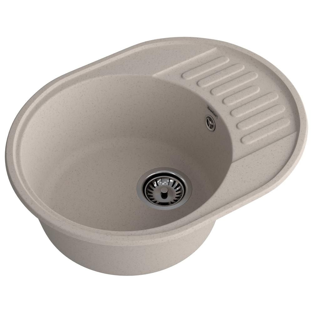 Кухонная мойка GranFest QUARZ 58, песочный, артикул 58 песочный