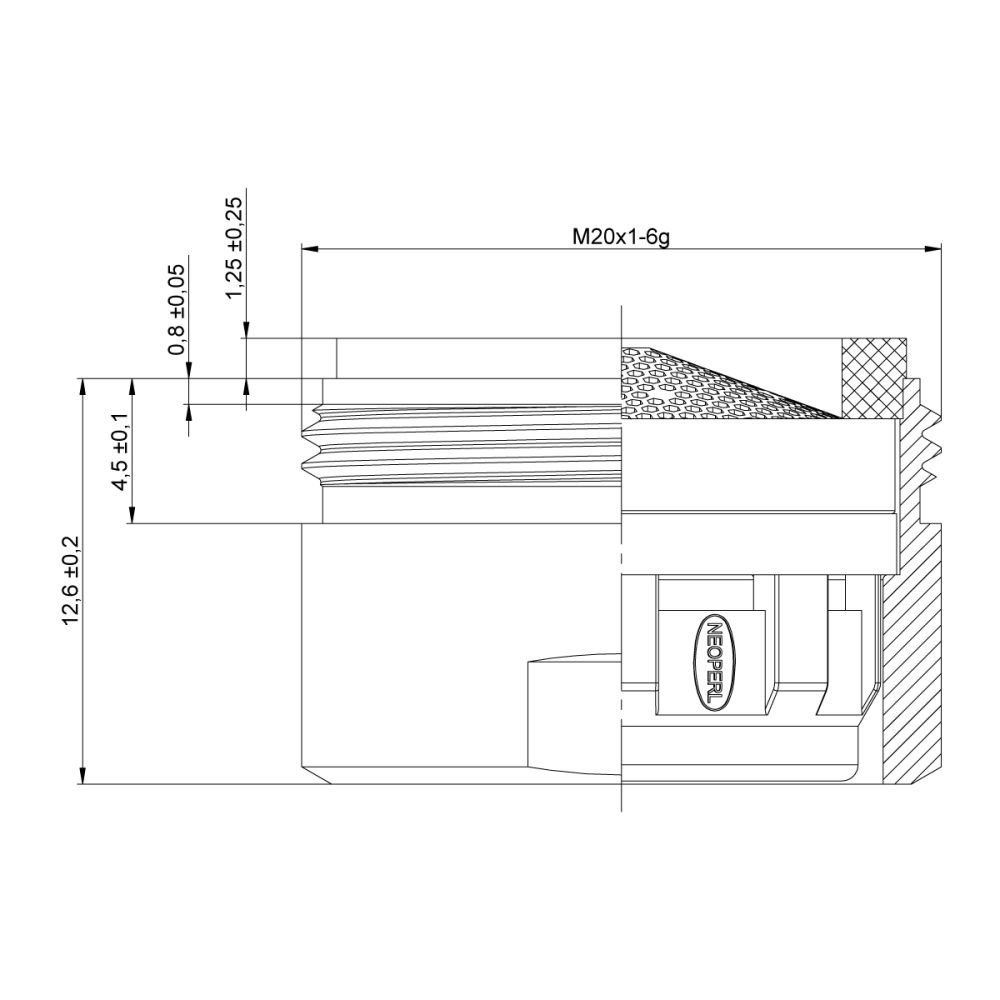 Аэратор Lemark NEOPERL PERLATOR HONEYCOMB, M20, внутренний (NP11301-BL), артикул NP11301-BL