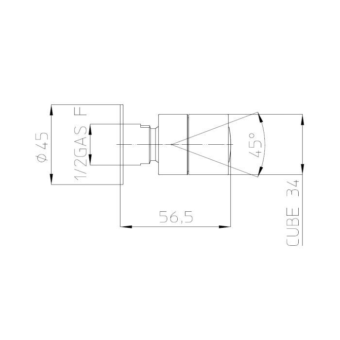 Bossini Bossini CUBIC-MAS  Боковая душевая лейка 34 x 34 mm - массажный спрей - 1/2 F , цвет хром Bossini Bossini CUBIC-MAS  Боковая душевая лейка 34 x 34 mm - массажный спрей - 1/2 F , цвет хром