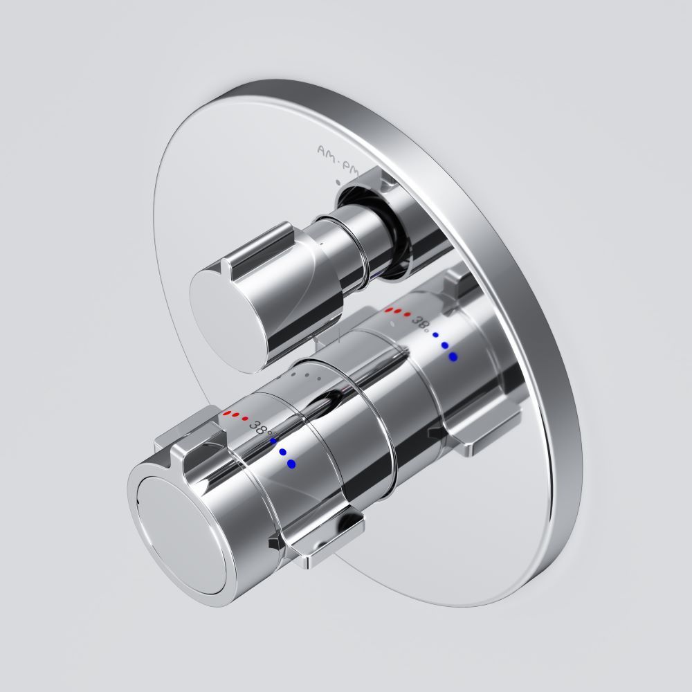 F85A95600 X-Joy Смеситель встроенный с ТМС на 3 потребителя, хром F85A95600 X-Joy Смеситель встроенный с ТМС на 3 потребителя, хром