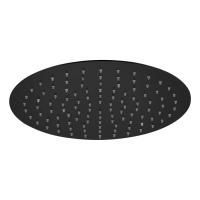 Plumberia Selection Верх. душ d.300 из нерж.стали,встроенный клапан безопасности, поворот.крепление, антикальций, 2мм, черн.матов.