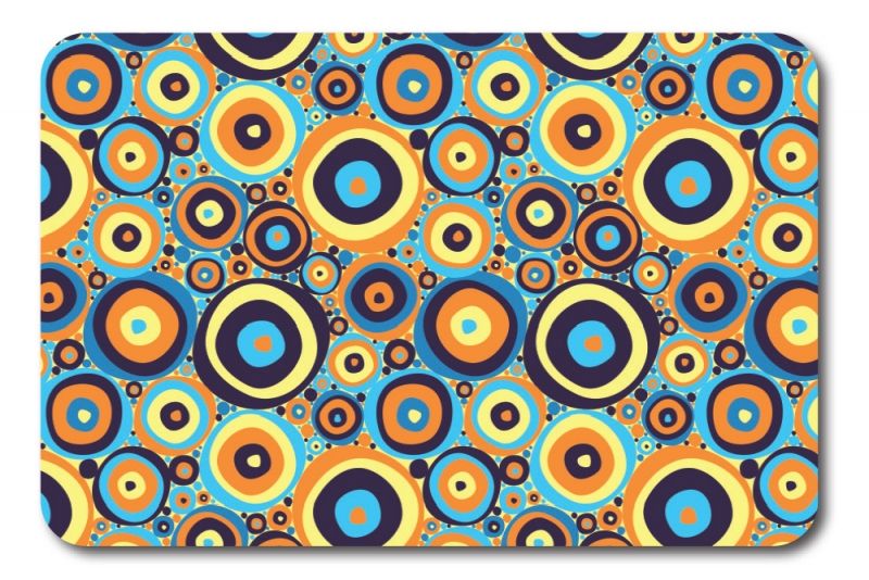 Комплект ковриков Veragio Carpet 68x45 VR.CPT-7200.07 с рисунком Bubbles