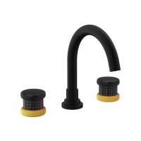 Nicolazzi Festival  Смеситель для раковины на 3 отв., цвет: NEM+ручки FEHY007+FEHY008