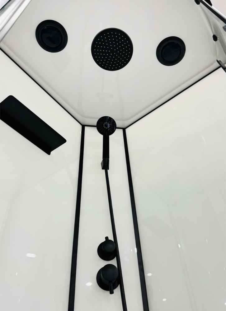 Душевая кабина Royal Bath FATO RB 90CK-М-BL (рифленое), артикул RB90CK-M-BL FATO