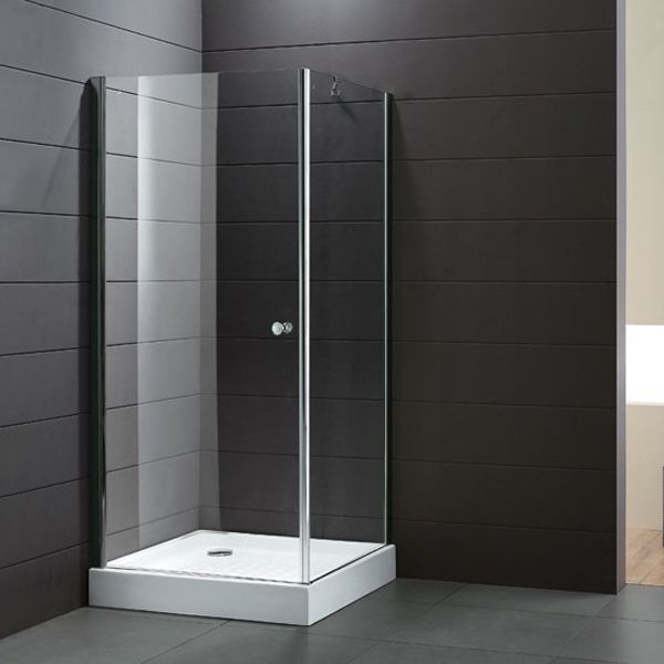 Душевой уголок Cezares Triumph A-1 90x90 TRIUMPH-D-A-1-90-P-Cr-R профиль Хром стекло рифленое