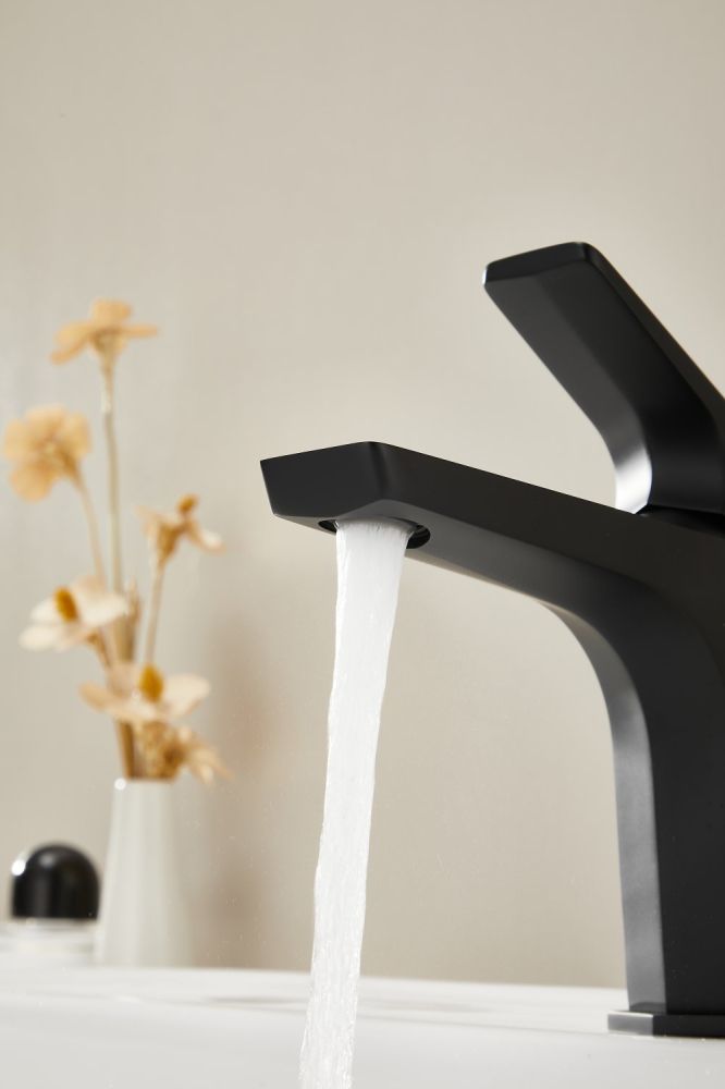 Смеситель для раковины HAIBA черный (HB10726-7), артикул HB10726-7