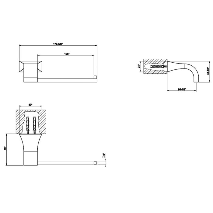 Gessi Mimi Держатель для туалетной бумаги вертикальный/горизонтальный, цвет: золото