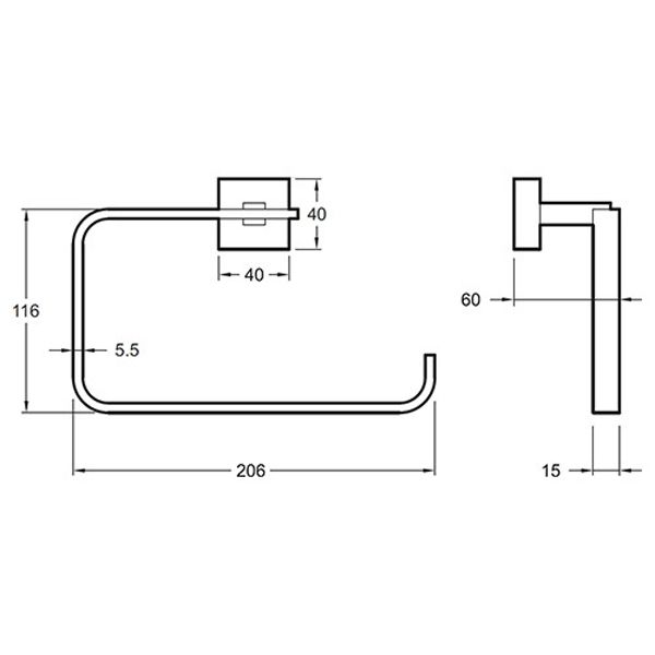 E77833-CP держатель для туалетной бумаги MÉCANIQUE (хром)