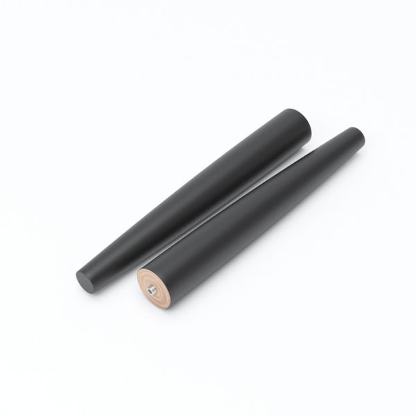 Опора мебельная, 2 шт, массив березы, 30 см, черный, Optima Home, IDDIS, OPH30B1i96