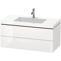 Тумба с раковиной Duravit L-Cube 100 LC6928O2222 подвесная Белый глянец Тумба с раковиной Duravit L-Cube 100 LC6928O2222 подвесная Белый глянец