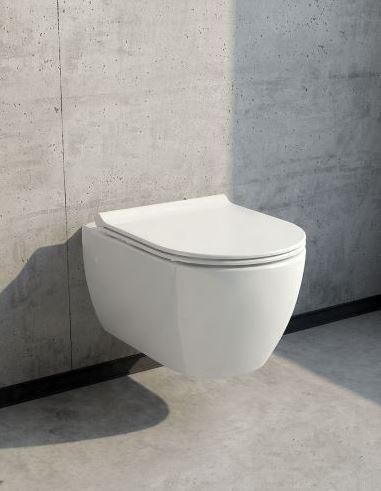 Bianca подвесной унитаз матовый белый