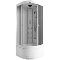 Душевая кабина Arcus AS-108 80x80 профиль Белый стекла матовые фактурные Душевая кабина Arcus AS-108 80x80 профиль Белый стекла матовые фактурные