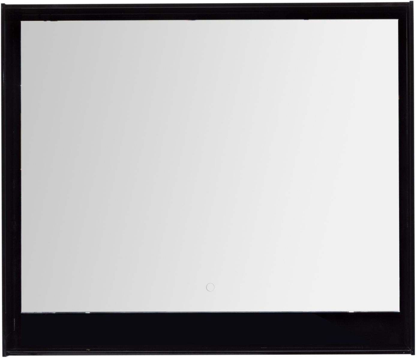 Зеркало Aquanet Милан 100 LED черный глянец Зеркало Aquanet Милан 100 LED черный глянец