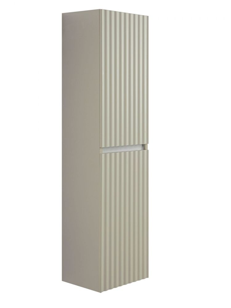 ELEGANT Пенал настенный, подвесной, Светло-серый матовый AM-ELEGANT-1500-2А-SO-GCM-LED, артикул AM-ELEGANT-1500-2А-SO-GCM-LED