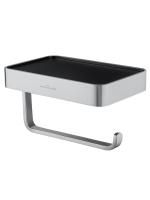 Держатель для туалетной бумаги с полкой WONZON & WOGHAND LOTTE, Хром (WW-8336)