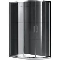 Душевой уголок Gemy Victoria S30212 110х80 профиль Хром стекло прозрачное