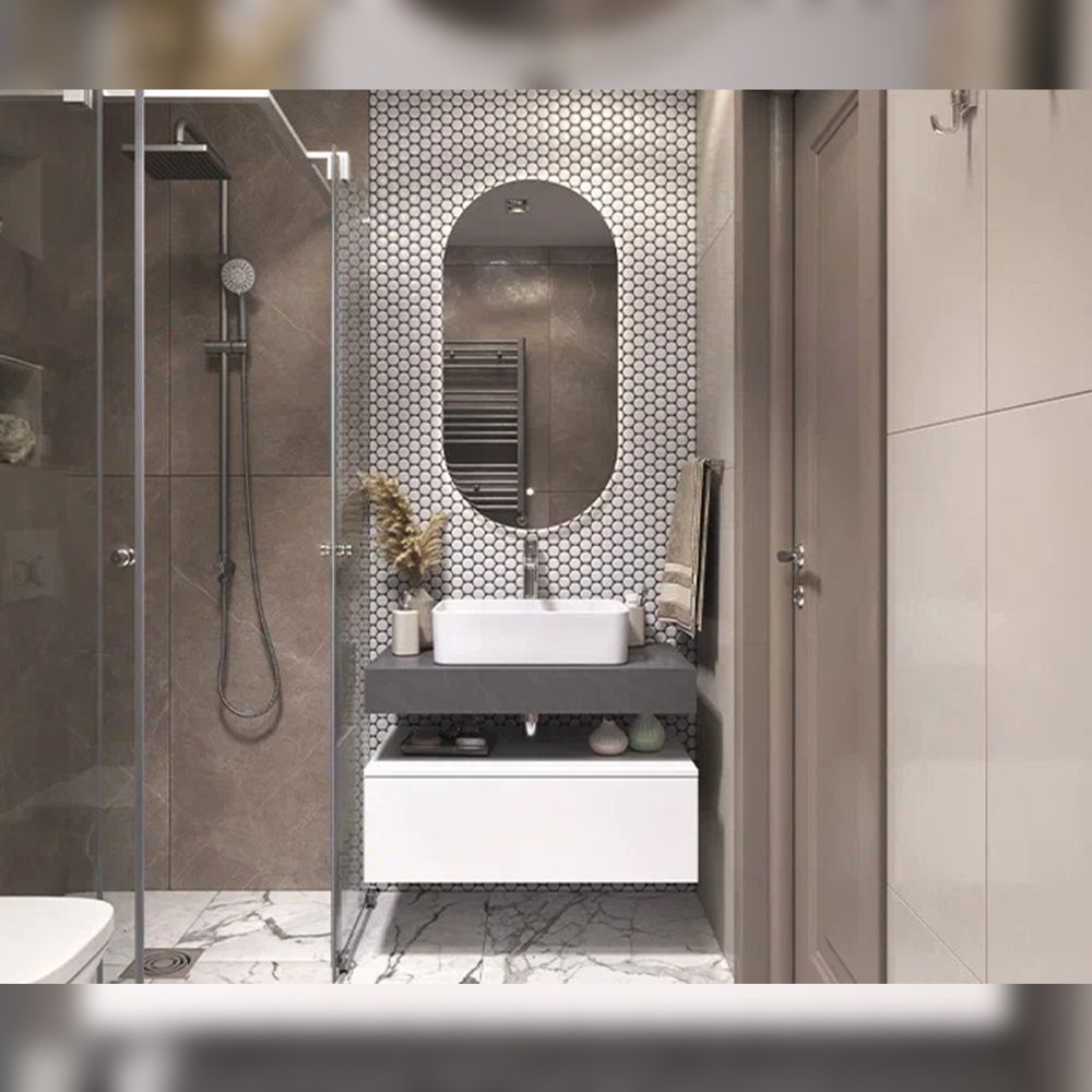 Тумба подвесная без столешницы Velvex Unit tp.UNI.80.1Y белый глянец, 80 см, артикул tp.UNI.80.1Y белый глянец