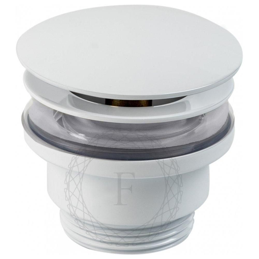 Донный клапан для раковины FILARETE FL75W, белый, артикул FL75W