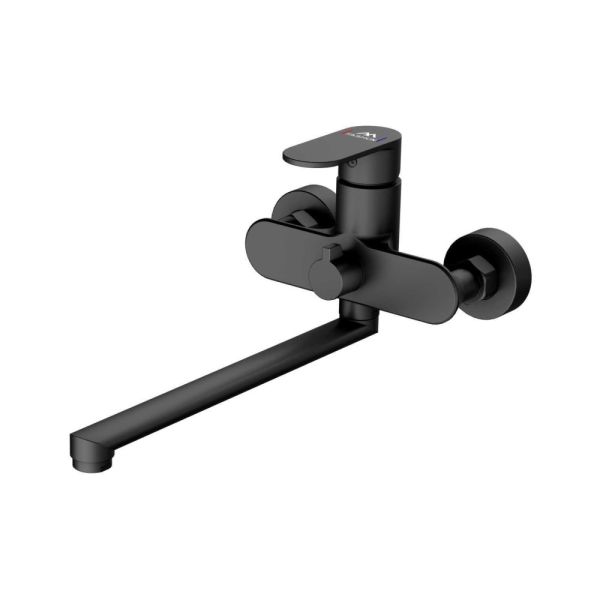 Смеситель для ванны FASHUN A2285-7, чёрный