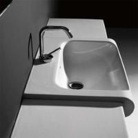 KERASAN Inka Project Раковина INKA 60x40x35,5 с 1 отверстием под смеситель,цвет белый