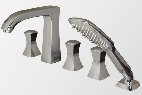 Смеситель на борт ванны Bravat Whirlpool F578112C Хром