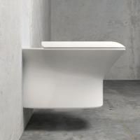 AZZURRA PRUA Унитаз подвесной 52х35х34 см, цвет белый, с креплением