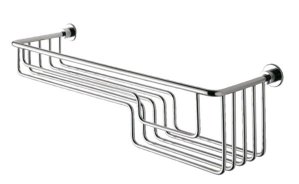 Gedy, решётка прямоугольная 1-уровневая с двумя глубинами (42,5х13хh11,5), цвет хром