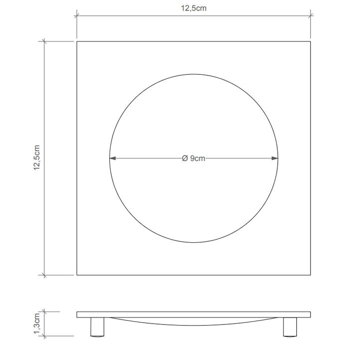 Decor Walther Cube DW 351 Мыльница настольная, цвет: никель сатинированный ЗАКАЗ ПО ЗАПРОСУ