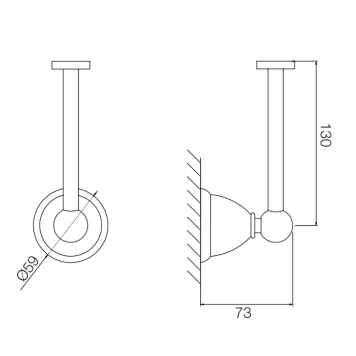 Fima Carlo Frattini Accessori Держатель для т/б., подвесной, цвет: золото Fima Carlo Frattini Accessori Держатель для т/б., подвесной, цвет: золото