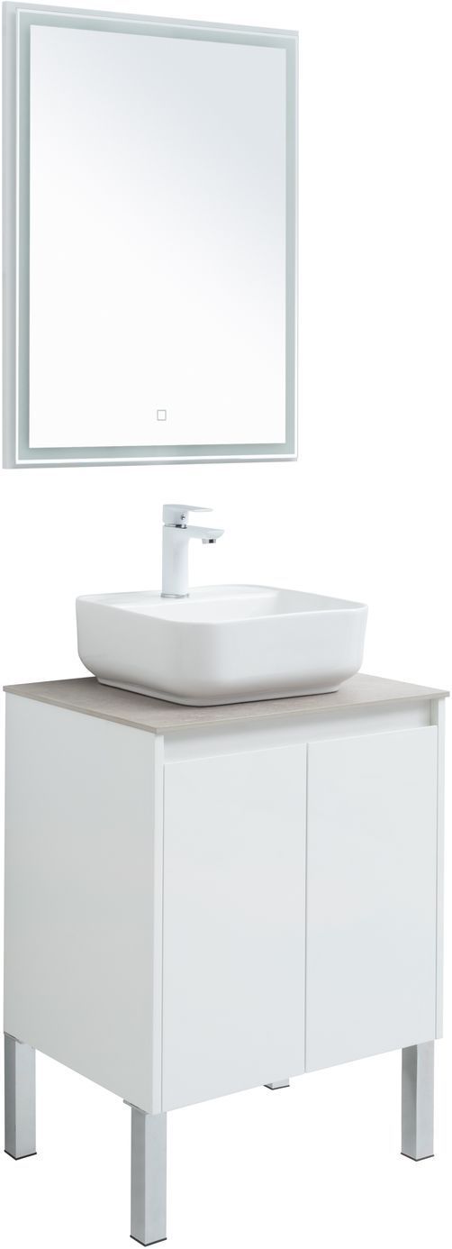 Мебель для ванной Aquanet Nova Lite 60 белый глянец (2 дверцы) Мебель для ванной Aquanet Nova Lite 60 белый глянец (2 дверцы)