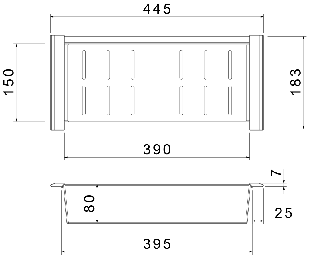 Rivelato Многофункциональный коландер для моек  нержавейка с пластиковыми ручками