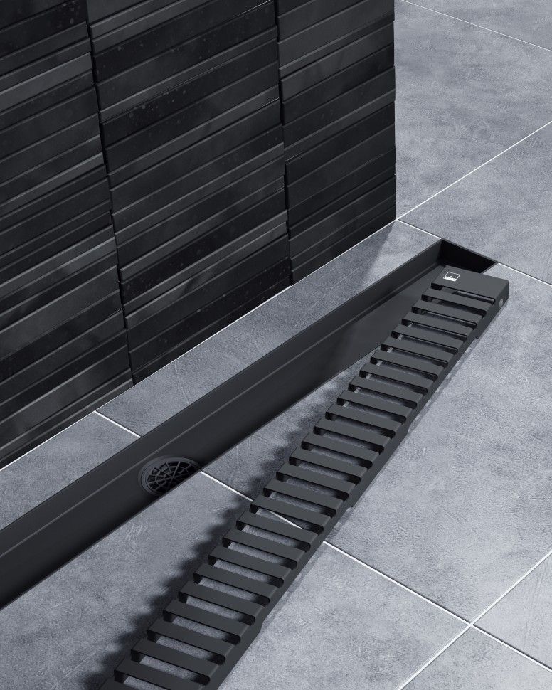 Душевой лоток TIMO Drain System DS230107/03, черный