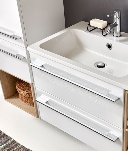 Комплект мебели Marlin 3250star, 600 мм (2 ящика), цвет белый шелковый глянец