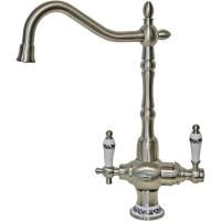 Смеситель для кухни ZorG Clean Water ZR 336 YF-50 NICKEL Никель