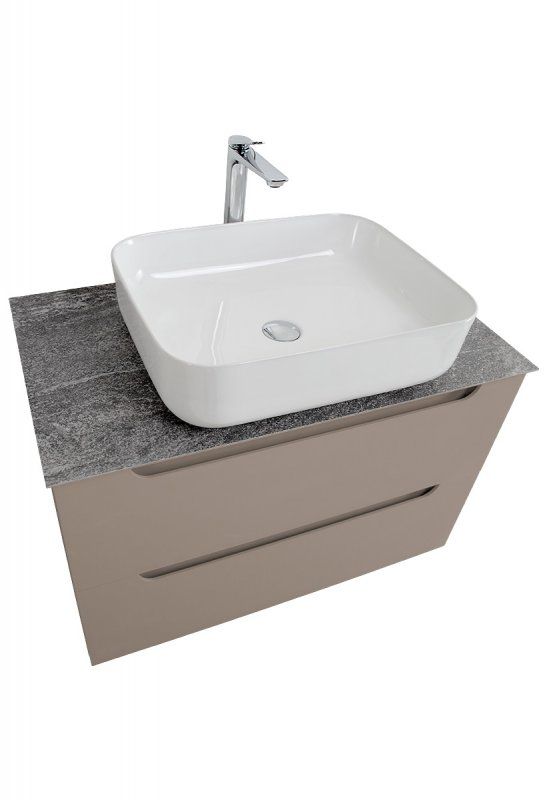 ETNA База под раковину подвесная с двумя выкатными ящиками, с доводчиками, Еловый Матовый, 800x455x500, ETNA-800-2C-SO-VO, артикул ETNA-800-2C-SO-VO