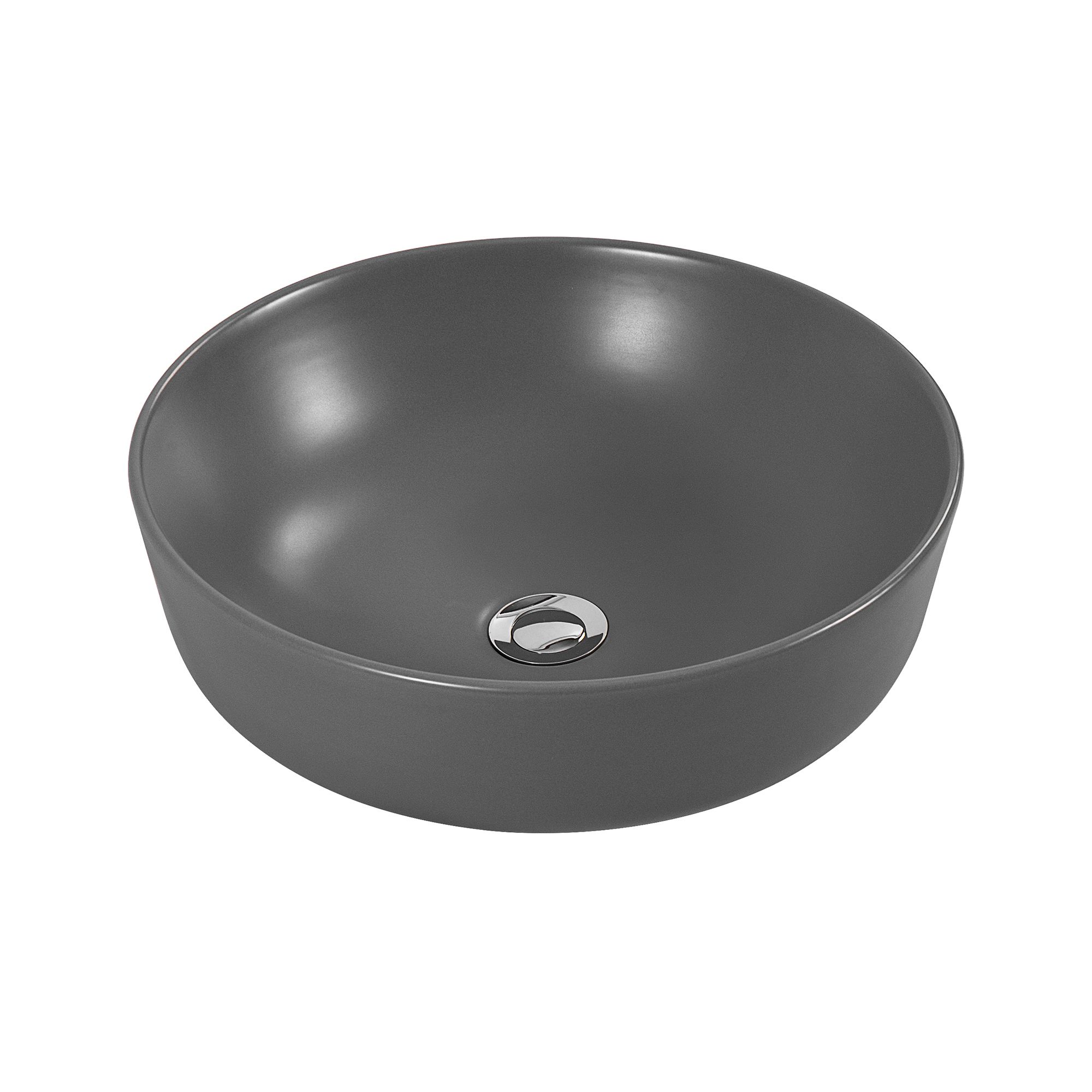 Раковина накладная для установки на столешницу AQUATEK ЕВРОПА AQ5558-MG 415*415*135, матовый серый Раковина накладная для установки на столешницу AQUATEK ЕВРОПА AQ5558-MG 415*415*135, матовый серый