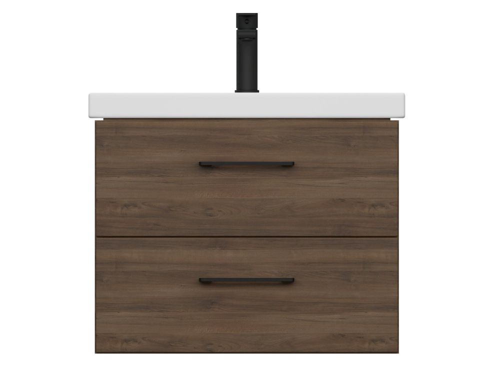 Тумба подвесная Cersanit LARA 60 орех табак под раковину S-UM-COM60/1-w (COMO 60) (69158), артикул 69158