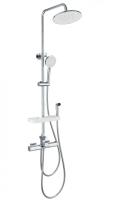 Душевая система с термостатом WONZON & WOGHAND Plate, Хром (WW-C3017-A1-CR)