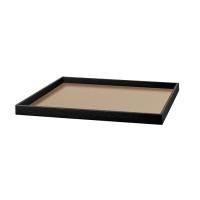 ADJ Поднос Mondo, 25x25xH3 см., цвет: капучино/шоколад