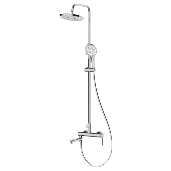 Душевая система со смесителем DQ Stuttgart хром (DA1773701)