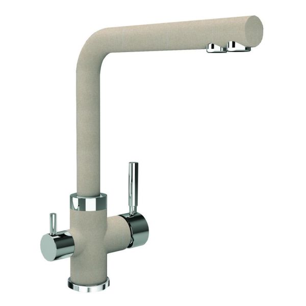 Смеситель для кухни с подключением фильтра Florentina АРЕС 333.19H.2123.104, бежевый