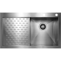 Мойка Seaman Eco Marino SMV-Z-860PL, два отверстия (Ø35мм), комплектация с вентиль-автоматом