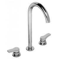 Fantini AL/23 Смеситель для раковины, 3 отв., без донного клапана, излив 160мм, цвет: хром